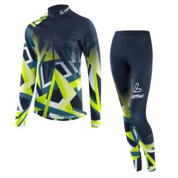 Löffler femme combinaison de ski de fond WorldCup 2023 eau profonde / lemon